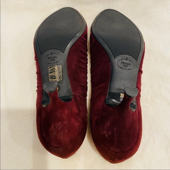 Prada suede leather mini heels - Picture 2 of 10